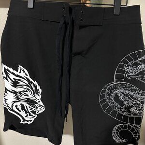 Darc Sport Wolves - Shenron War Ready Stage Shorts - Black - 30